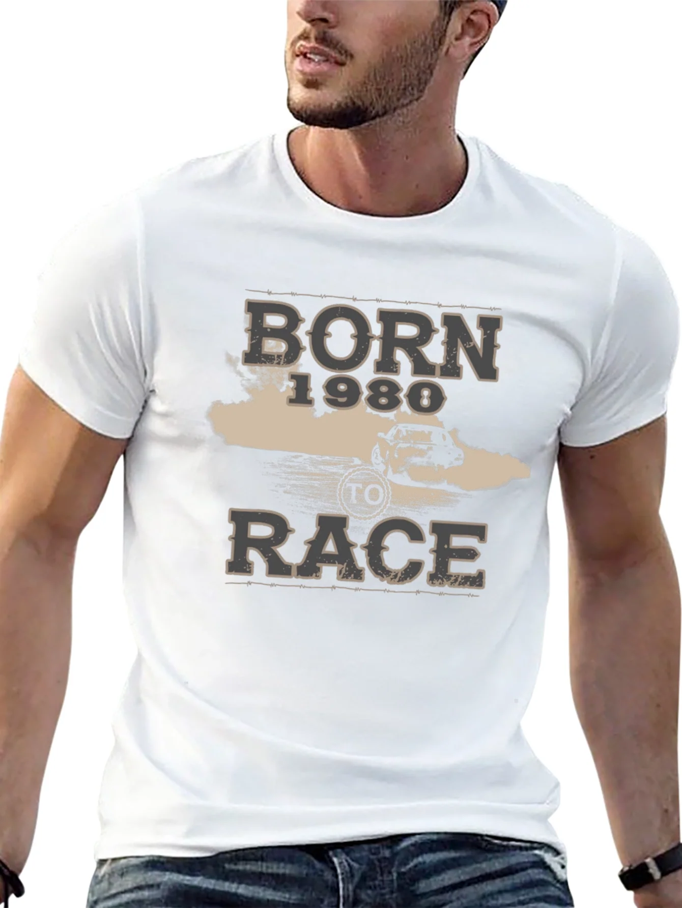 Born to Race 1980 Graphic T-Shirt