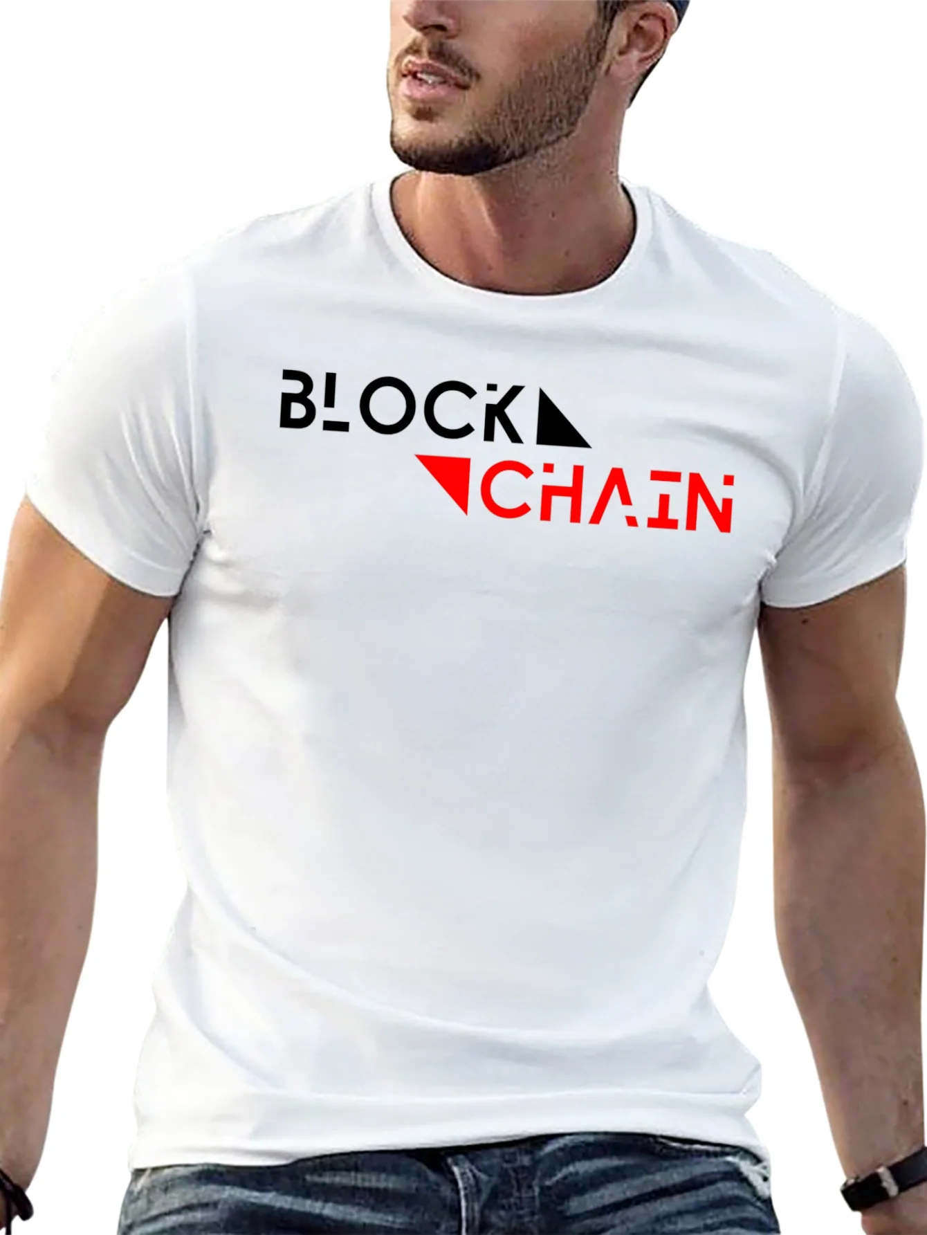 Blockchain Graphic Tee - Modern Crypto T-Shirt