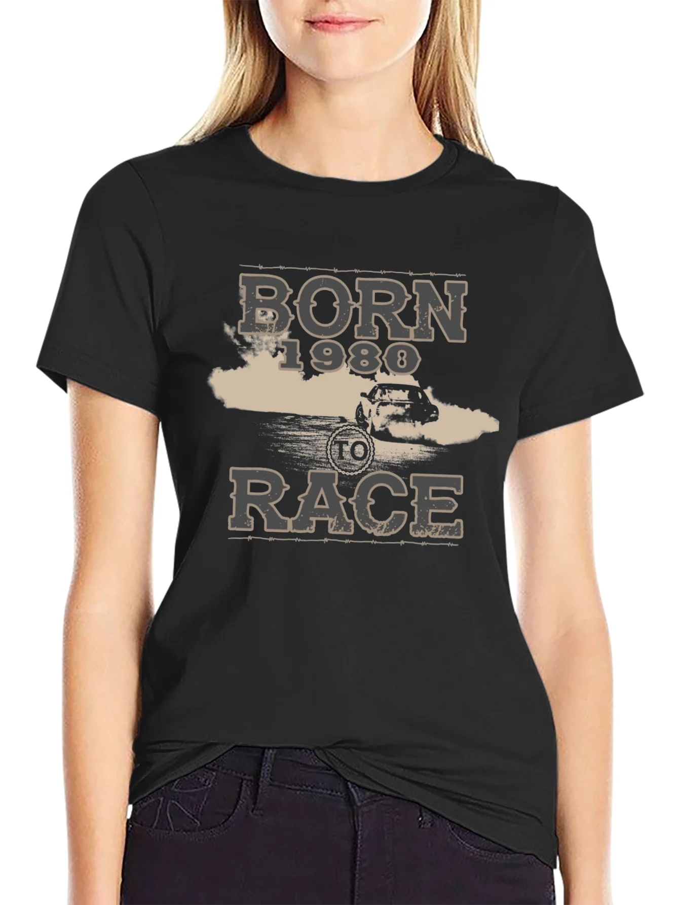 Born to Race 1980 Graphic T-Shirt