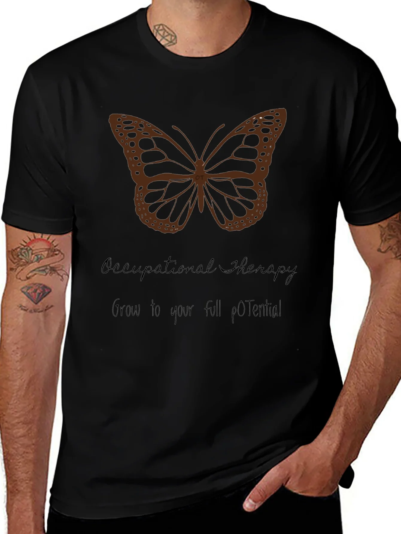 Occupational Therapy Butterfly T-Shirt