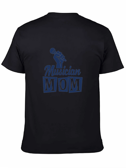 Musician Mom Black Graphic Tee