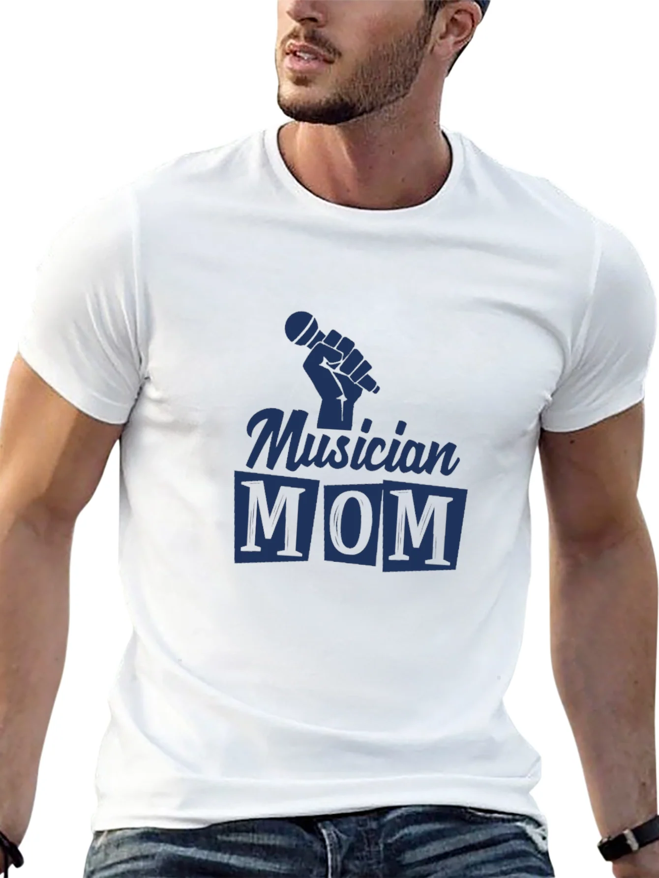 Musician Mom Black Graphic Tee