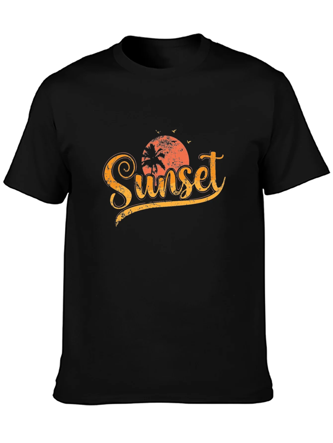 Sunset Graphic Print Tee | Casual Style