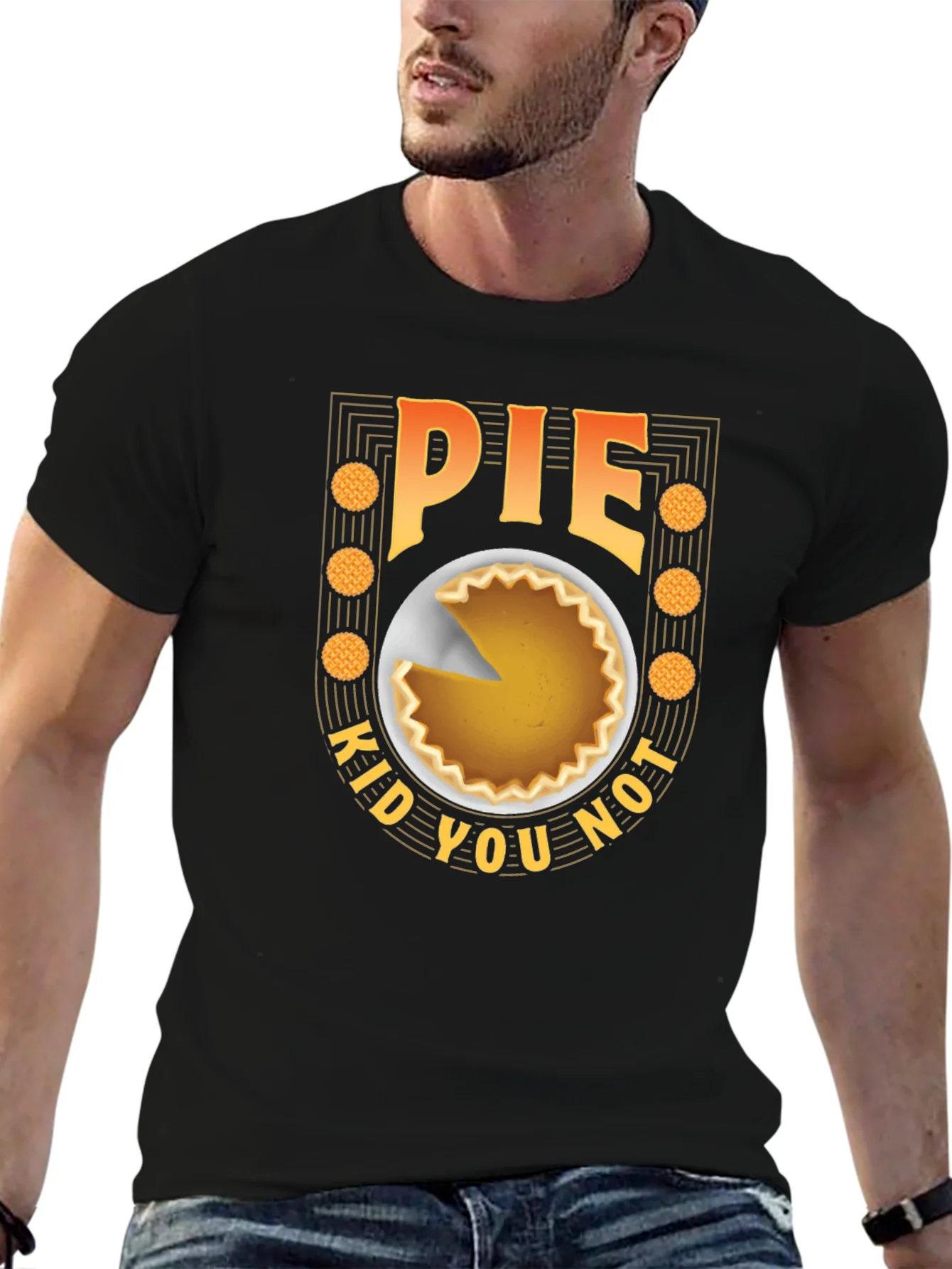Pie Kid You Not Graphic Tee - Black T-Shirt