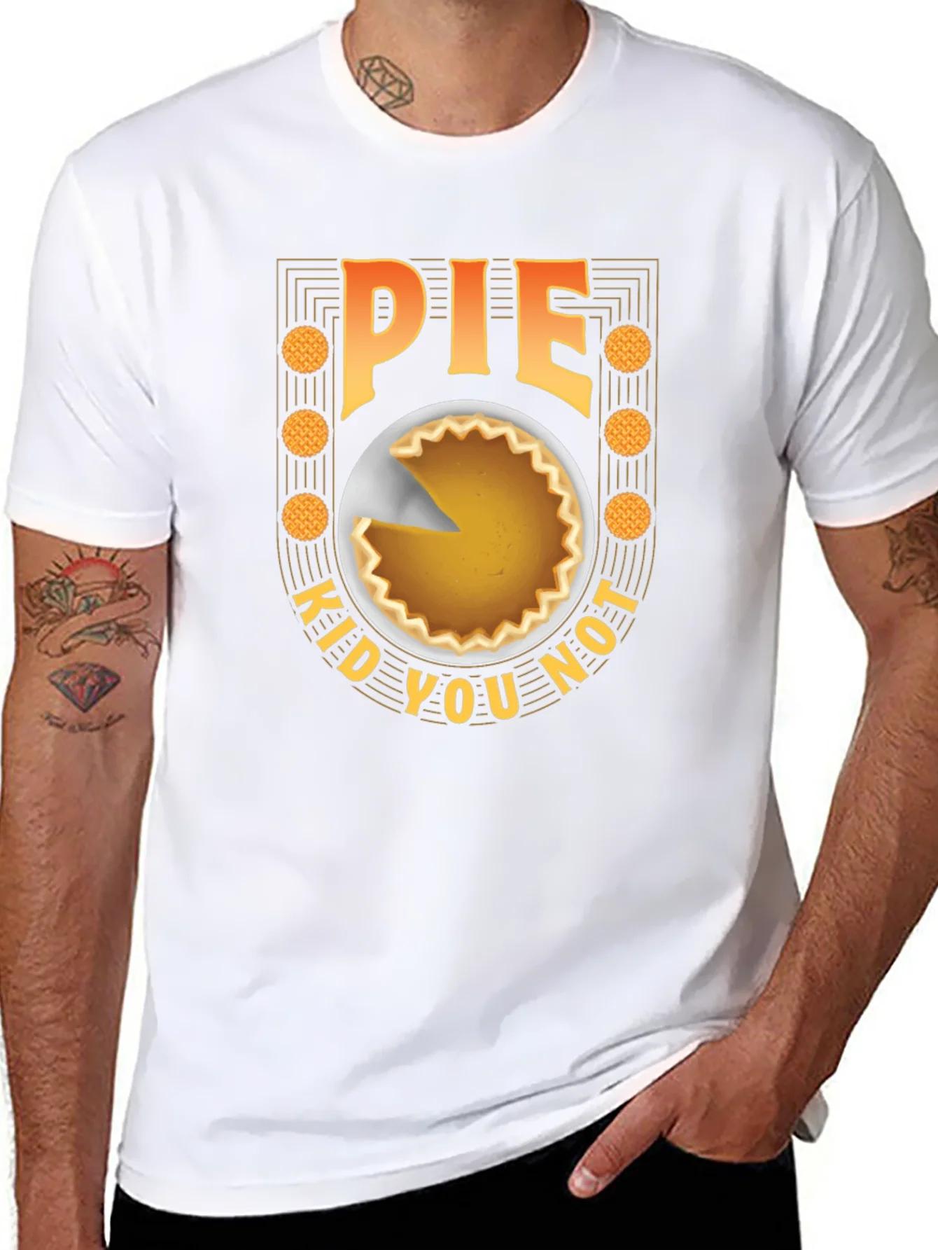 Pie Kid You Not Graphic Tee - Black T-Shirt