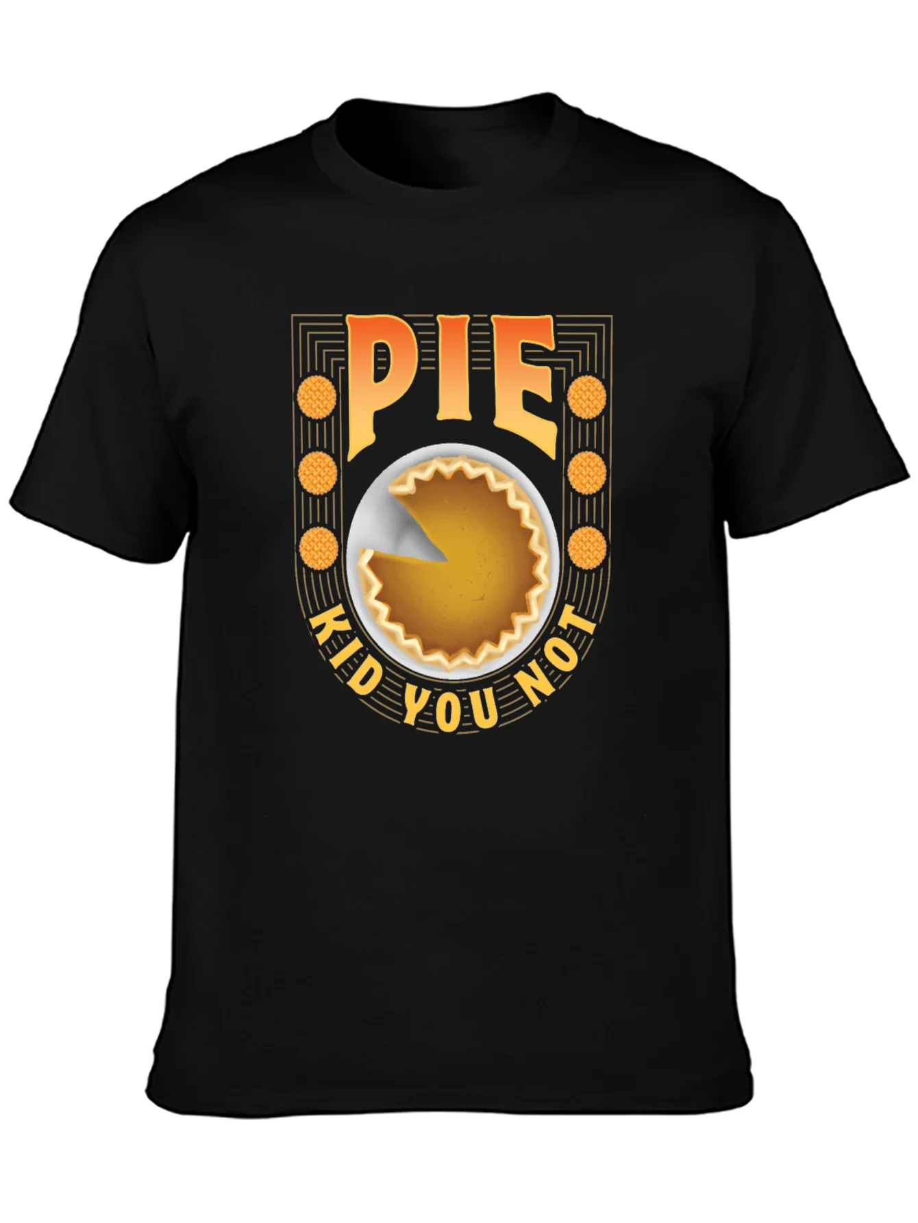 Pie Kid You Not Graphic Tee - Black T-Shirt