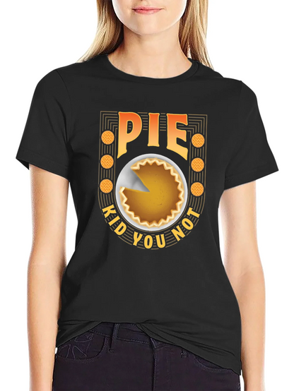 Pie Kid You Not Graphic Tee - Black T-Shirt