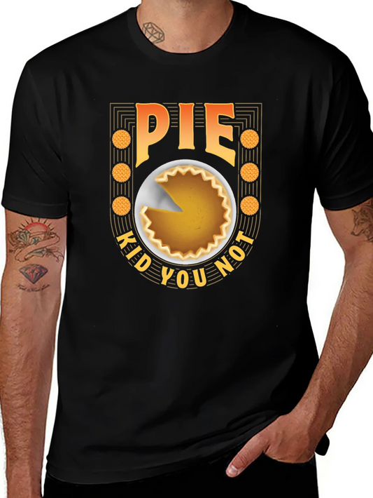 Pie Kid You Not Graphic Tee - Black T-Shirt