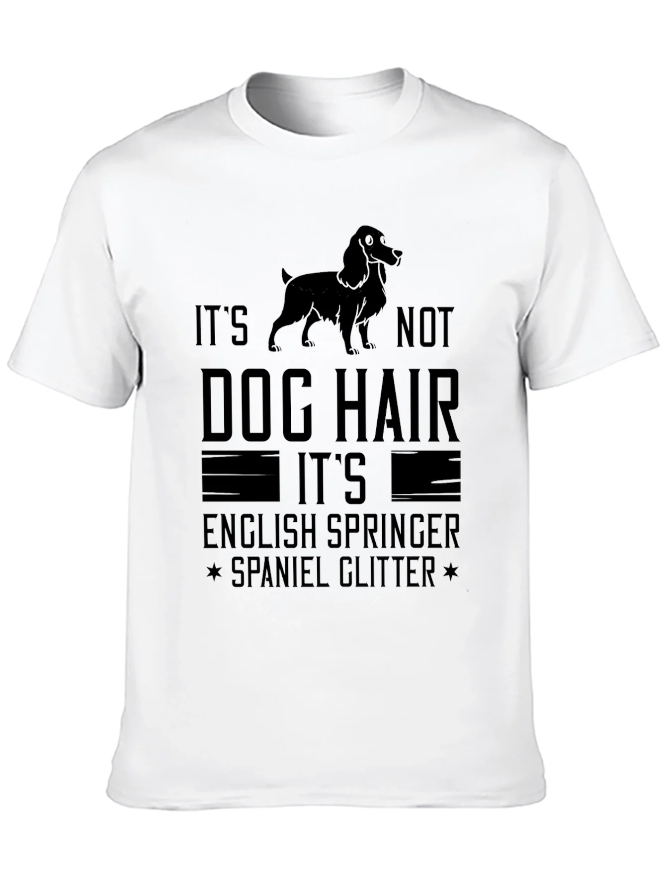English Springer Spaniel Dog Hair T-Shirt