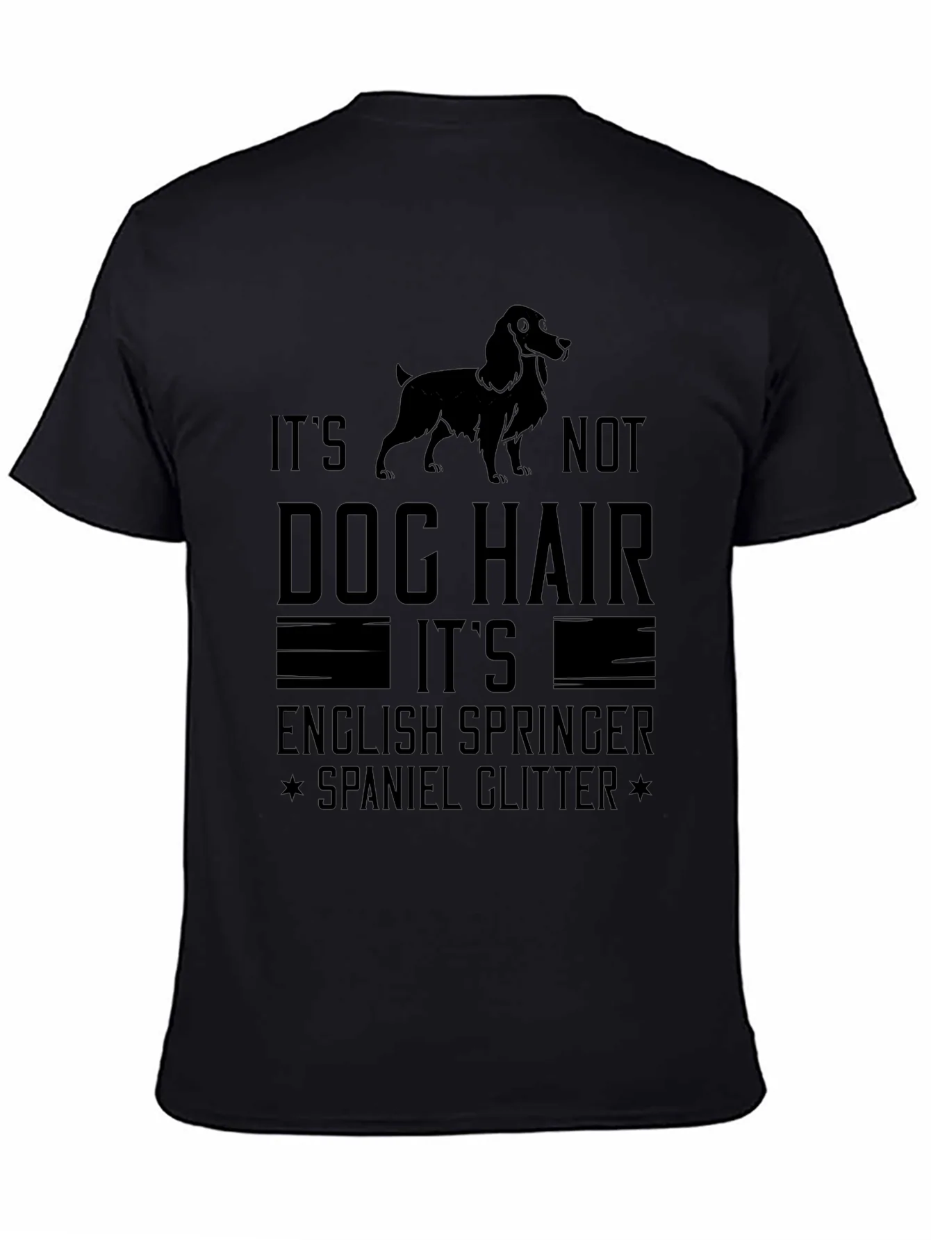 English Springer Spaniel Dog Hair T-Shirt