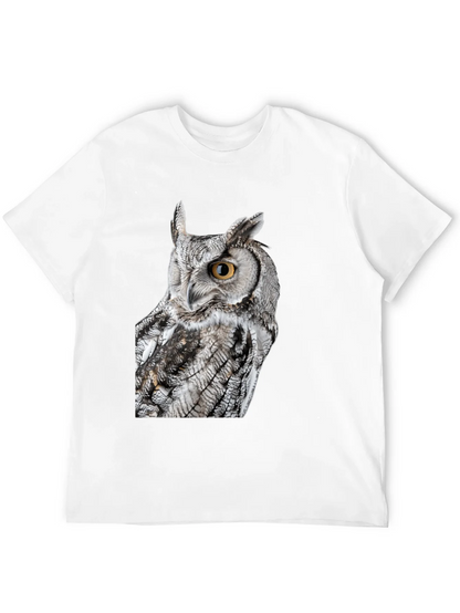 Owl Graphic T-Shirt - Bird Lover Tee