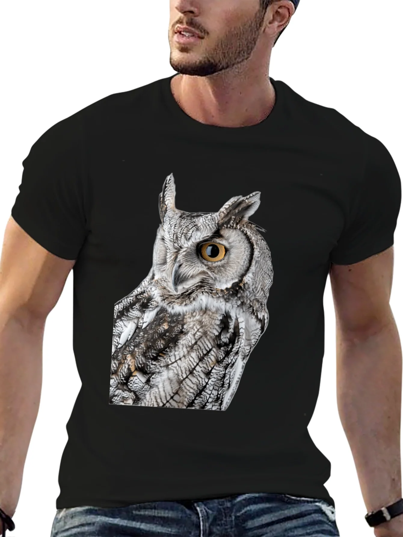 Owl Graphic T-Shirt - Bird Lover Tee