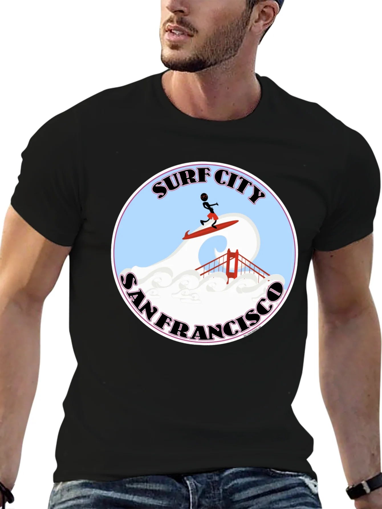 Surf City San Francisco Graphic Tee