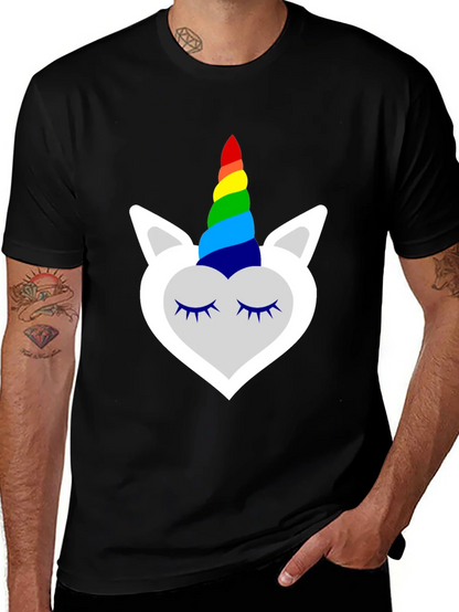 Unicorn Rainbow Horn Graphic Tee