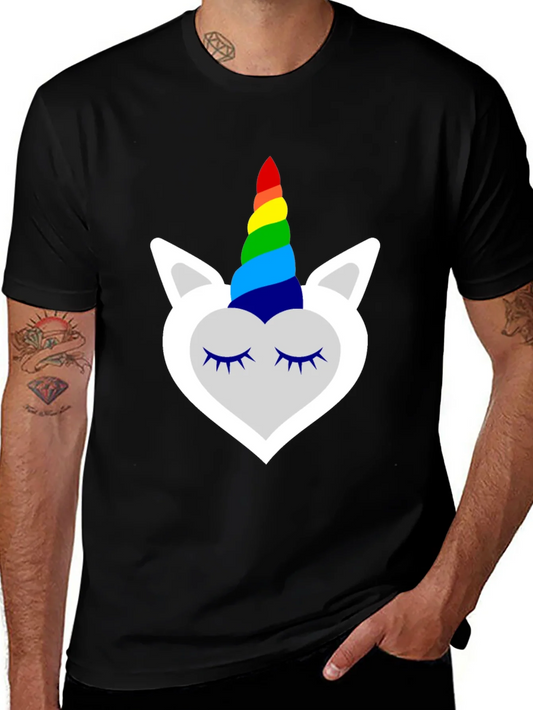 Unicorn Rainbow Horn Graphic Tee