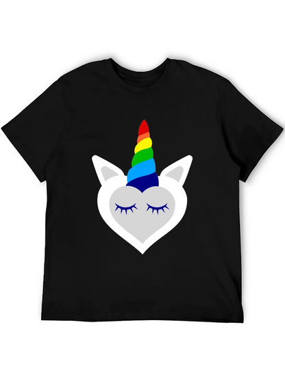 Unicorn Rainbow Horn Graphic Tee