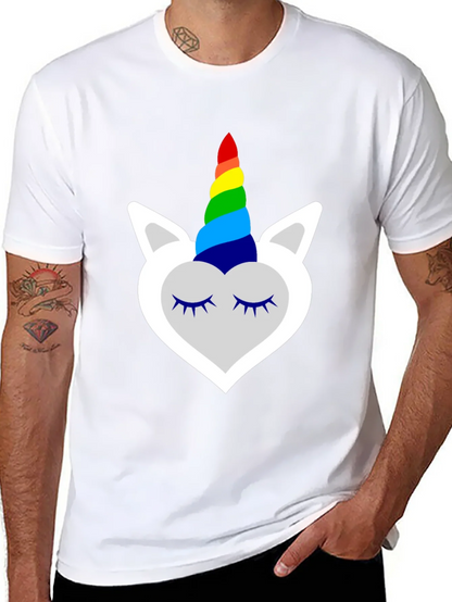 Unicorn Rainbow Horn Graphic Tee