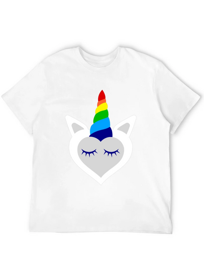Unicorn Rainbow Horn Graphic Tee