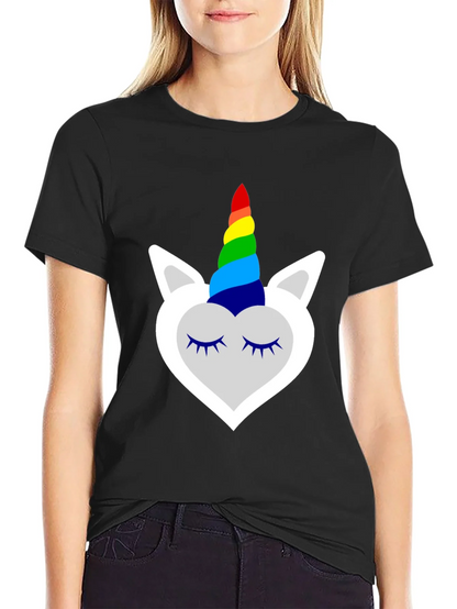 Unicorn Rainbow Horn Graphic Tee