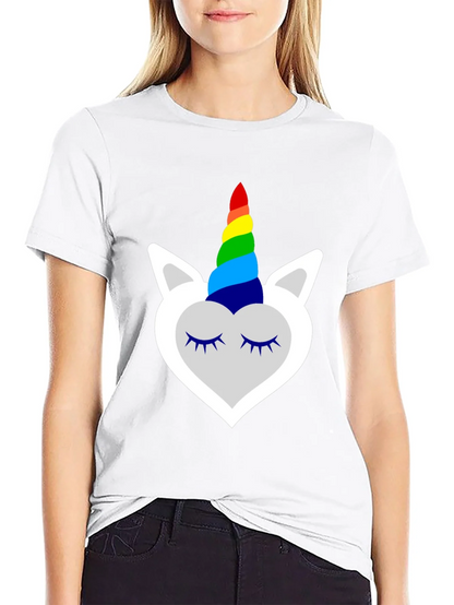Unicorn Rainbow Horn Graphic Tee