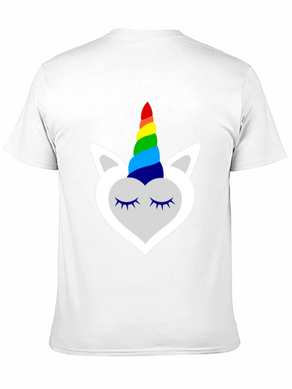 Unicorn Rainbow Horn Graphic Tee