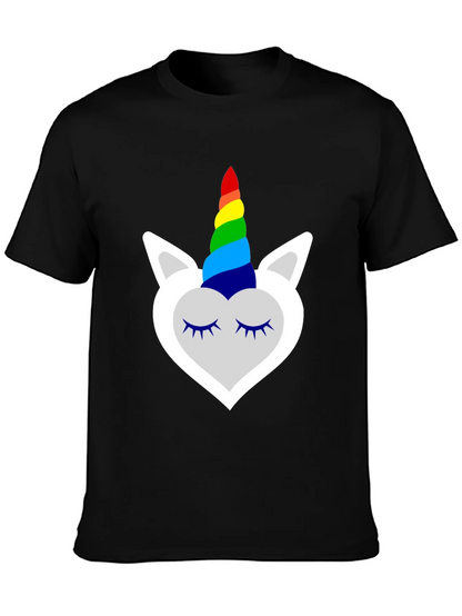 Unicorn Rainbow Horn Graphic Tee