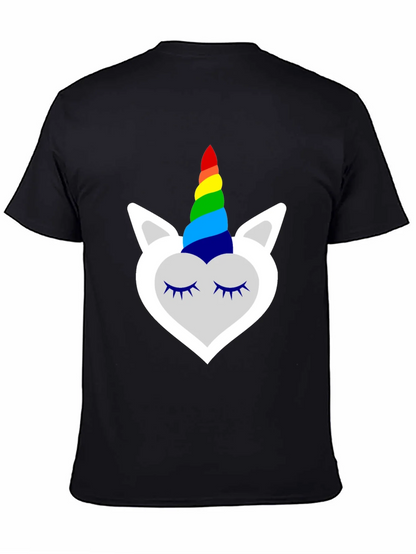 Unicorn Rainbow Horn Graphic Tee