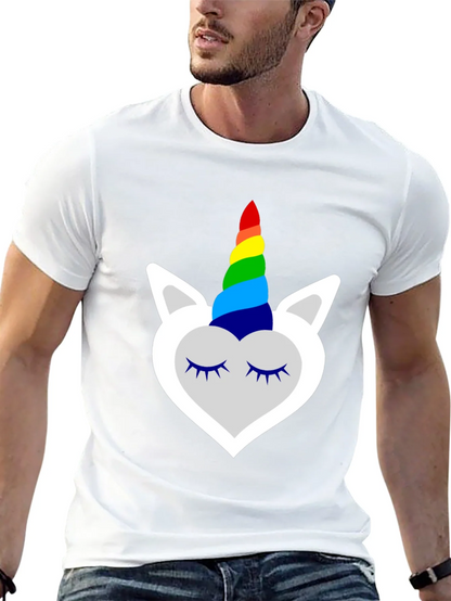 Unicorn Rainbow Horn Graphic Tee