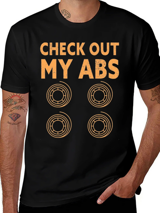 Check Out My ABS T-Shirt - Funny Auto Body Mechanic Tee