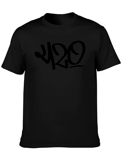 Black 420 Graphic Tee - Stylish Casual Wear