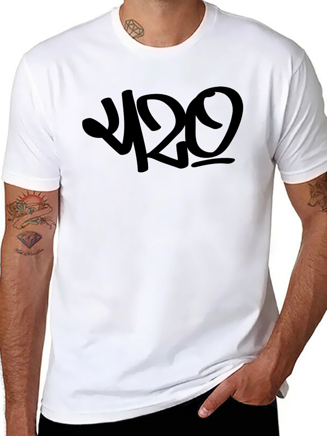 Black 420 Graphic Tee - Stylish Casual Wear