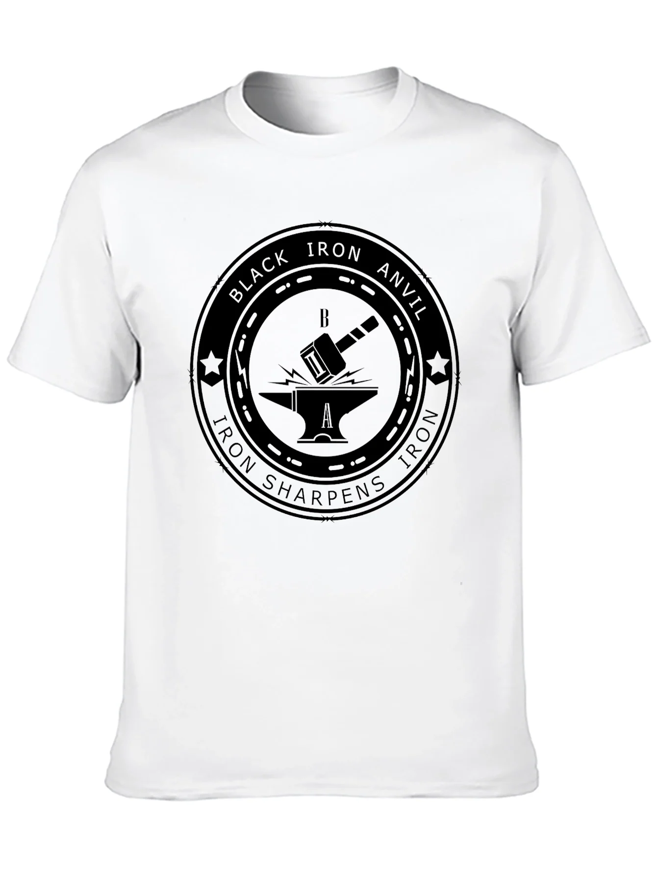 Black Iron Anvil Graphic T-Shirt
