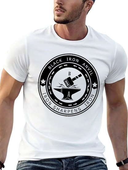 Black Iron Anvil Graphic T-Shirt