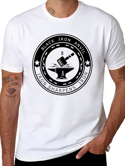 Black Iron Anvil Graphic T-Shirt