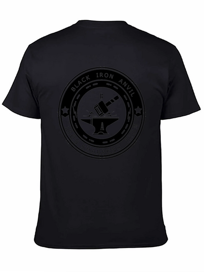 Black Iron Anvil Graphic T-Shirt