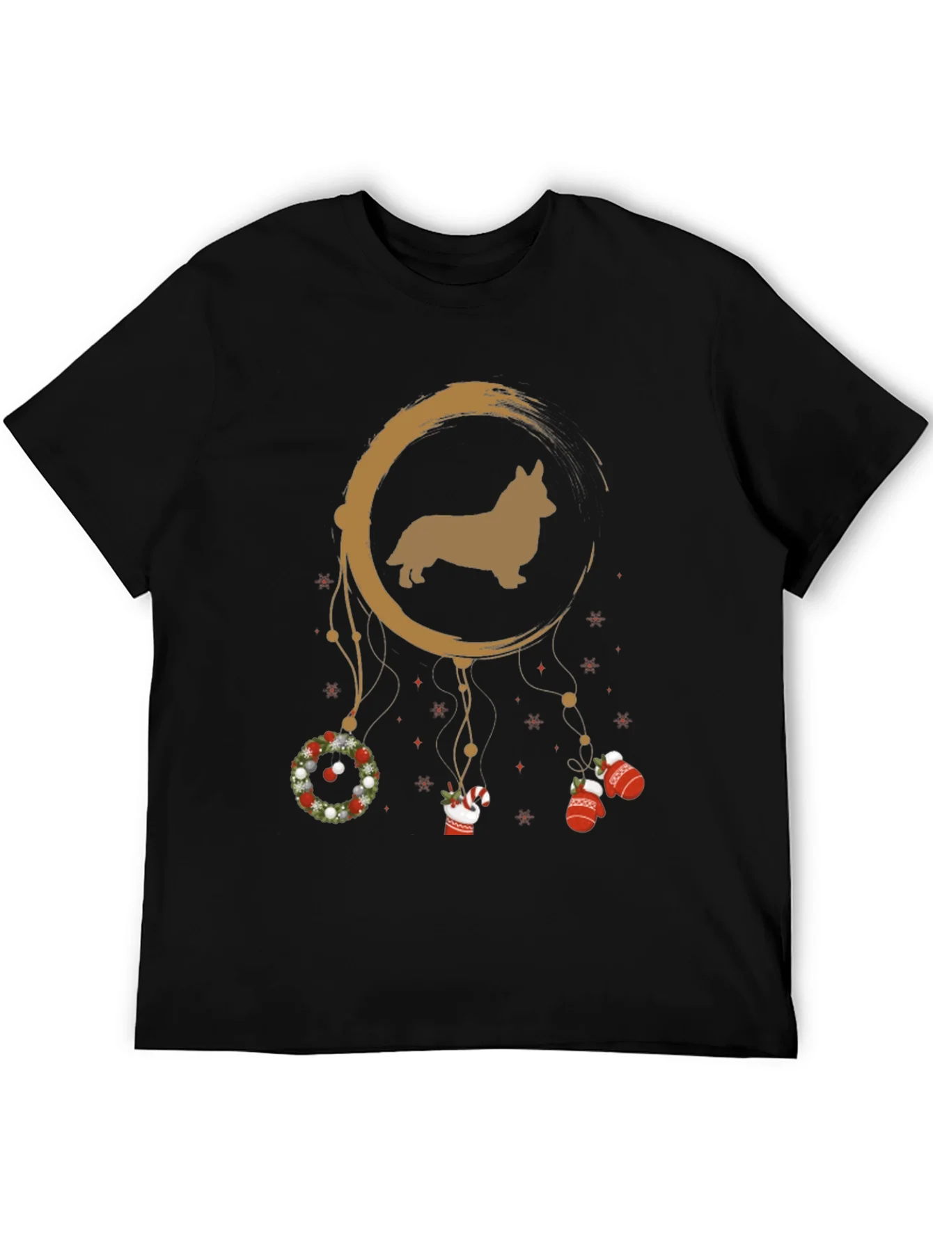 Corgi Christmas Dreamcatcher Graphic Tee