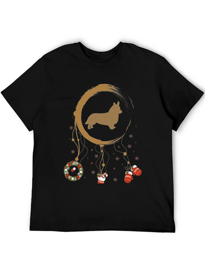 Corgi Christmas Dreamcatcher Graphic Tee