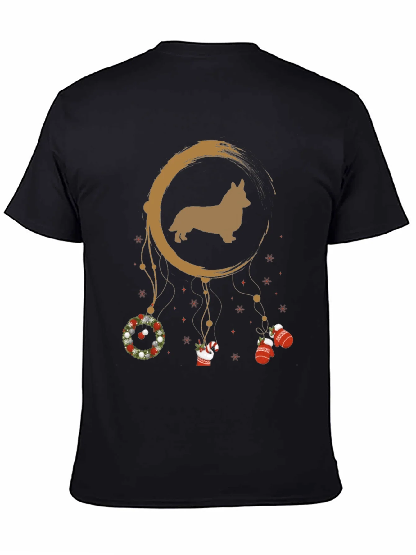 Corgi Christmas Dreamcatcher Graphic Tee