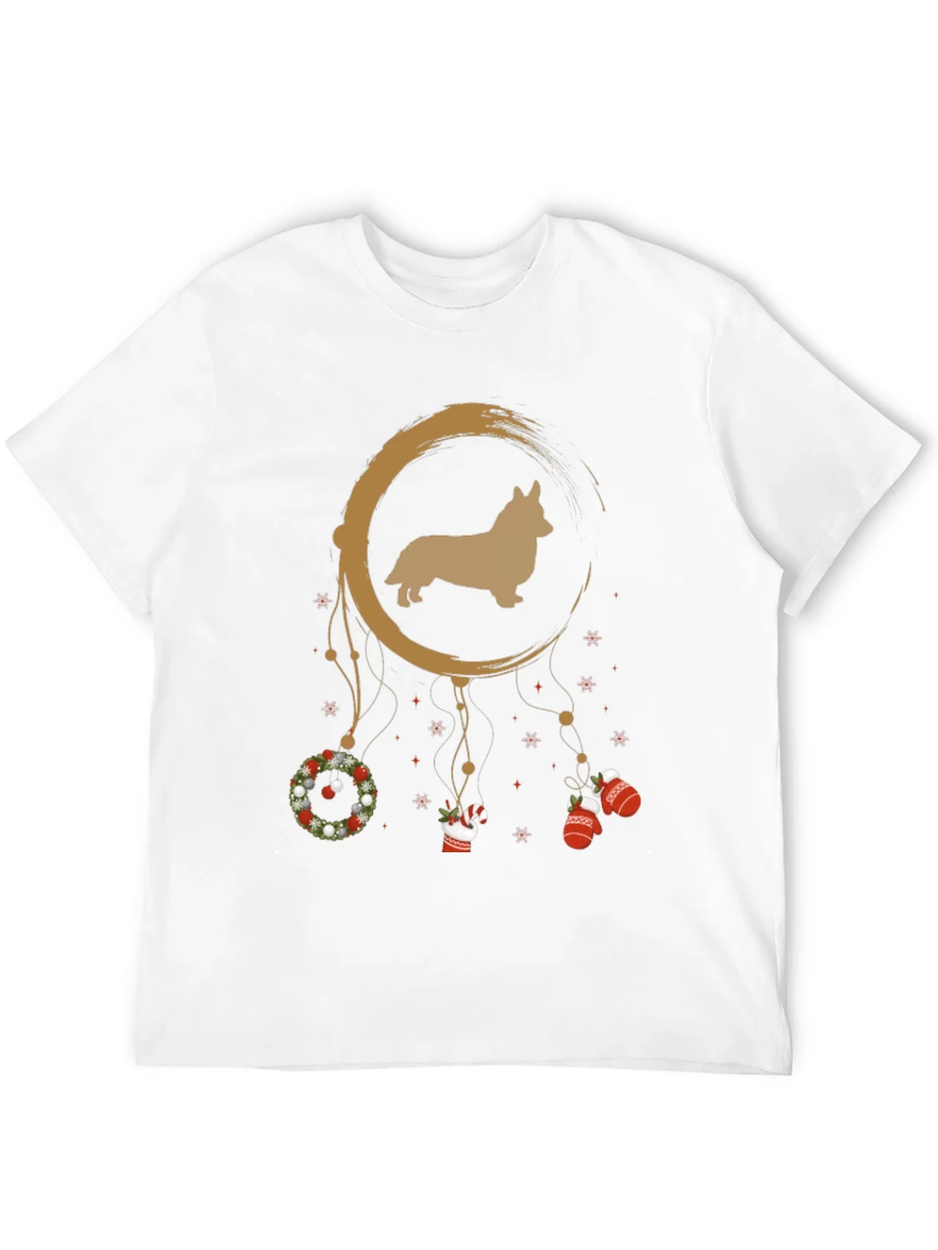 Corgi Christmas Dreamcatcher Graphic Tee