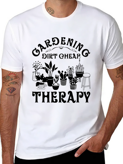 Gardening Therapy T-Shirt - Dirt Cheap