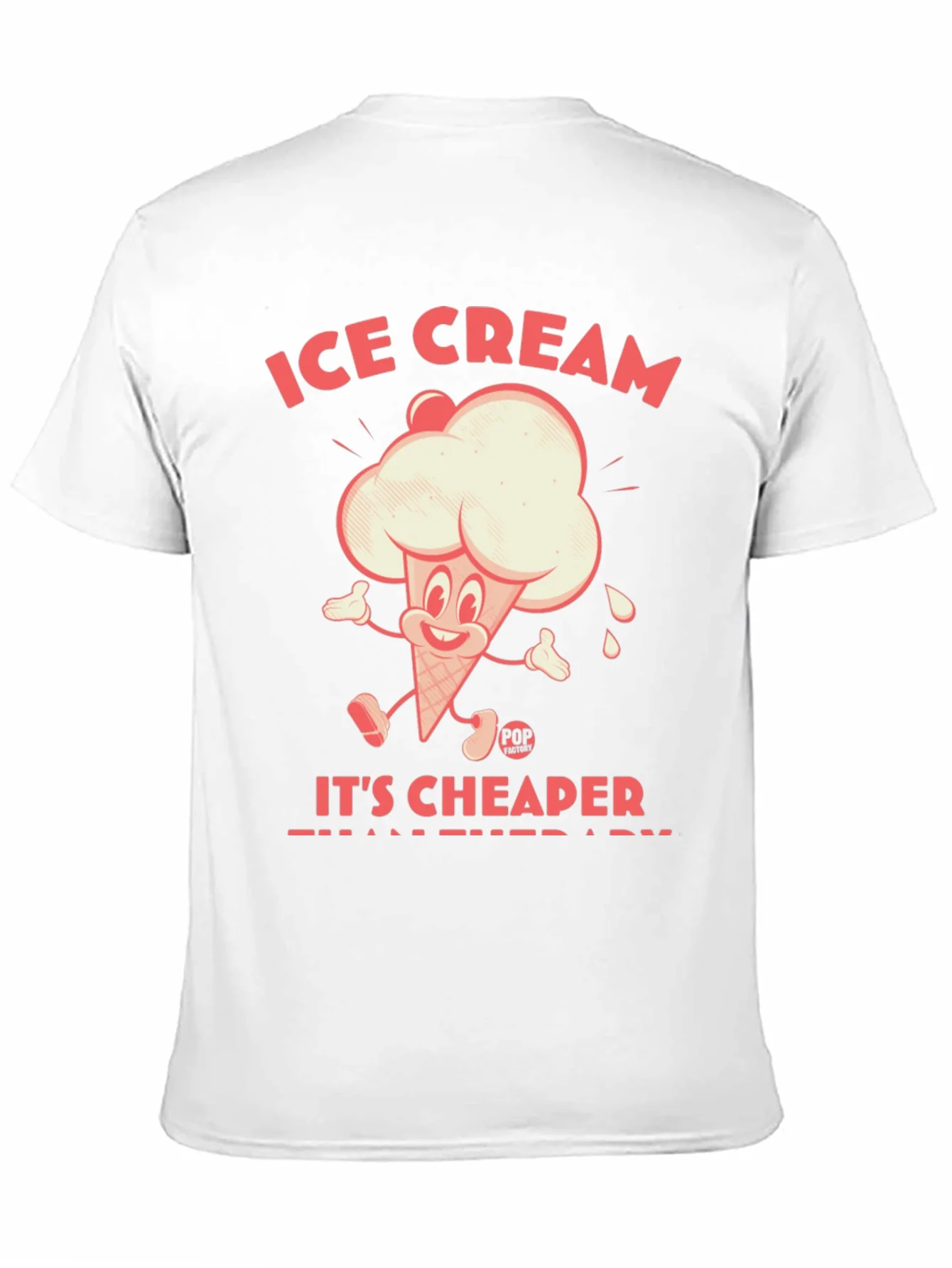 Ice Cream Cheaper Than Therapy Graphic Tee