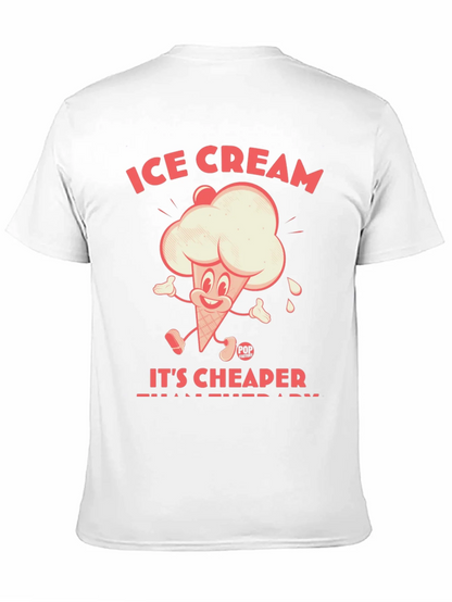 Ice Cream Cheaper Than Therapy Graphic Tee