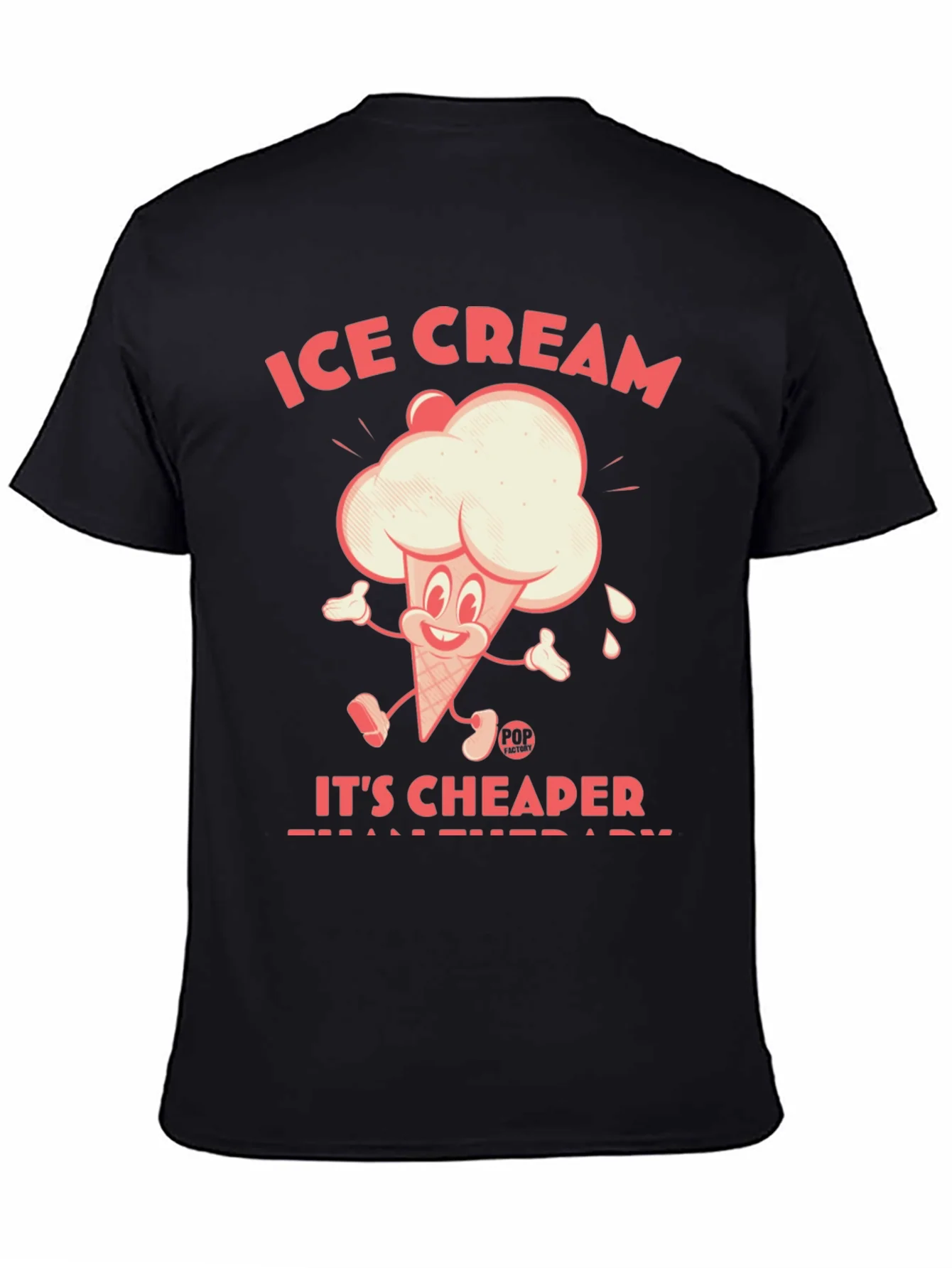 Ice Cream Cheaper Than Therapy Graphic Tee