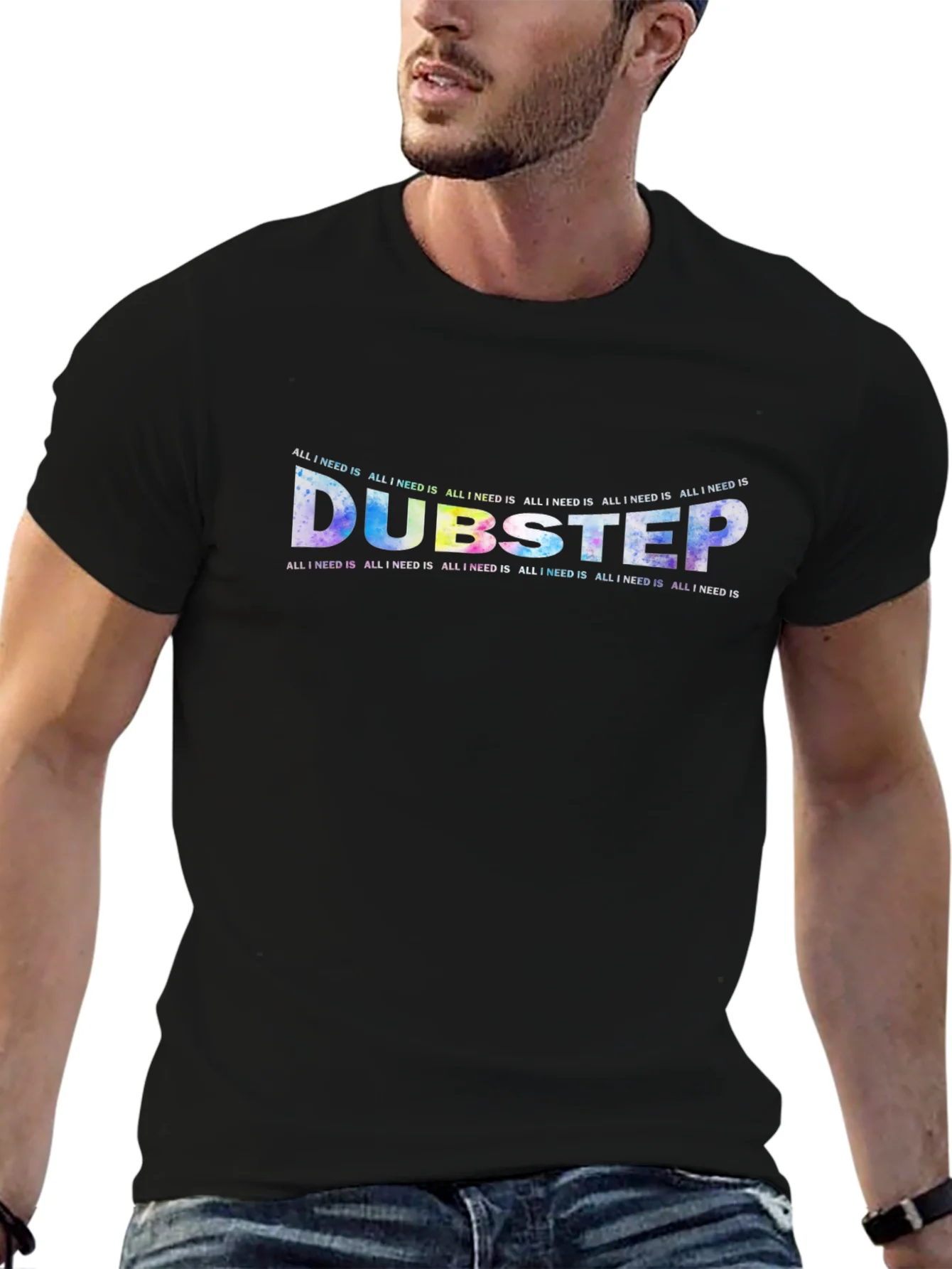 Dubstep All I Need Is Crewneck T-Shirt