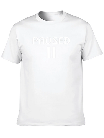 Paused Graphic Tee - Gamer Style