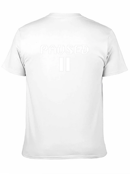 Paused Graphic Tee - Gamer Style
