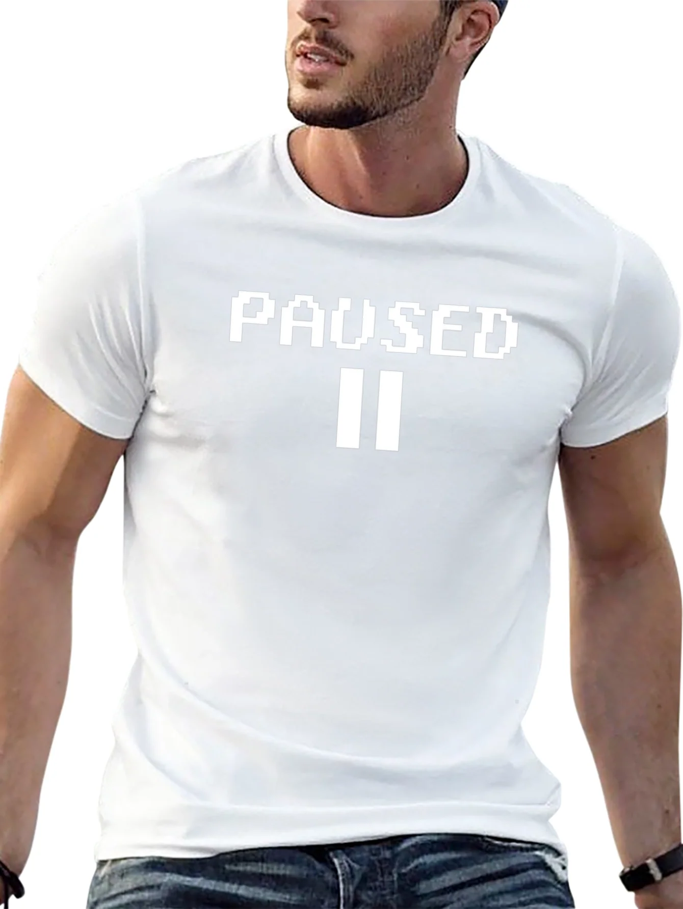 Paused Graphic Tee - Gamer Style