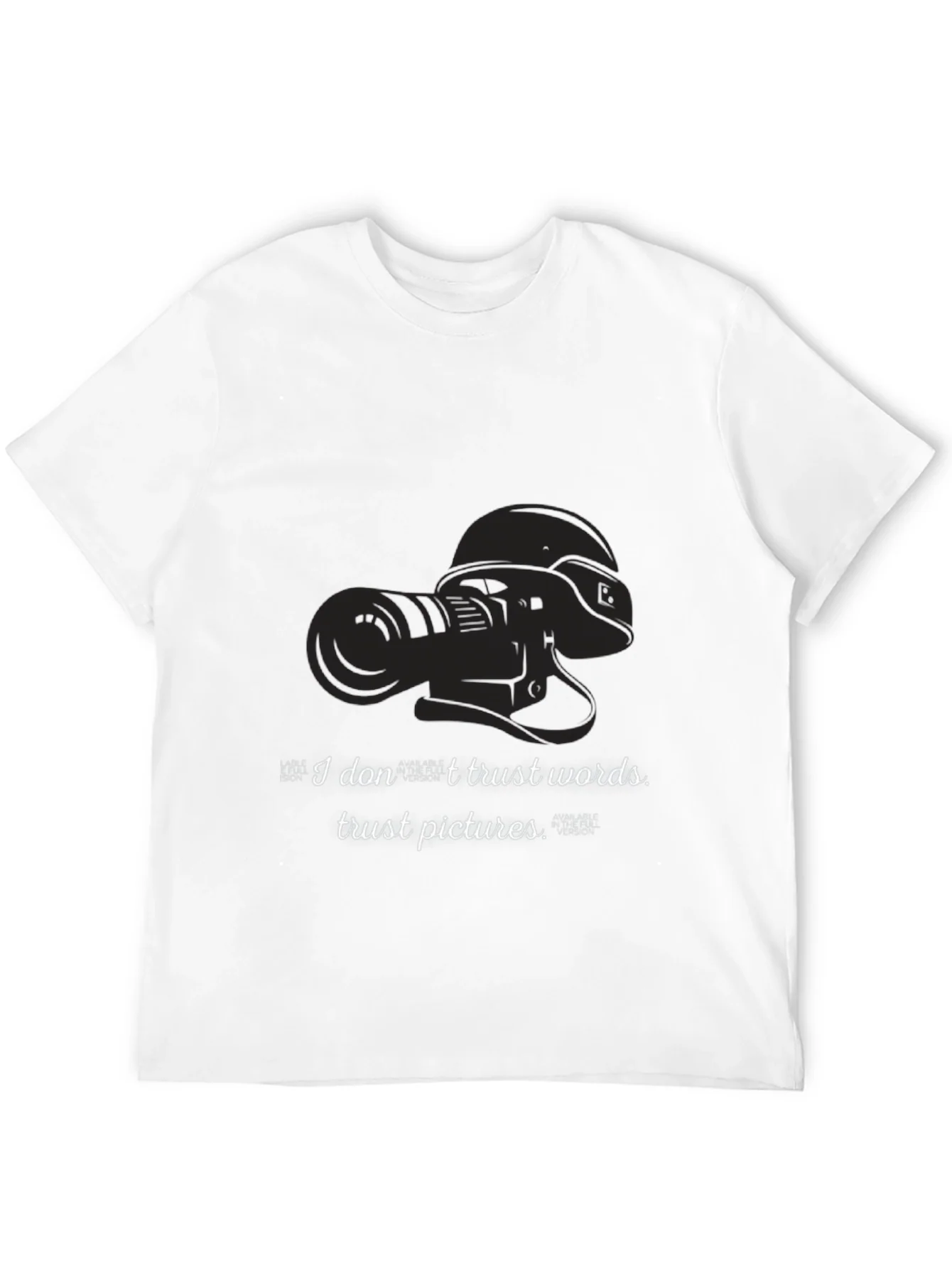 Trust Pictures Black Graphic Tee