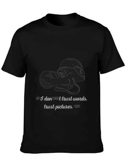 Trust Pictures Black Graphic Tee