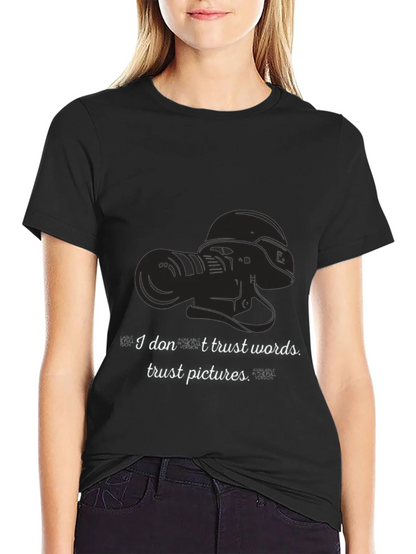 Trust Pictures Black Graphic Tee
